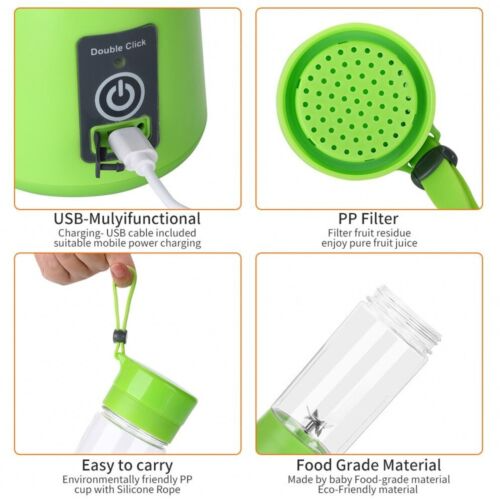 Portable Mini Juicer Blender™ (6 Blades)